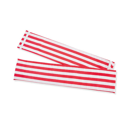 Zitkussens 2 delen rood wit 89x19x1.5 cm