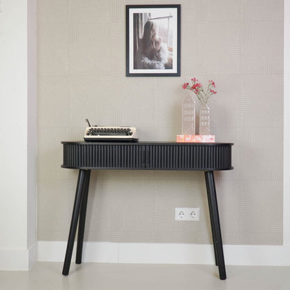 Dressoir 100x33x76 cm MDF zwart