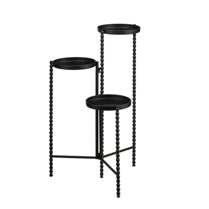 Plantenstandaard 70 cm zwart ijzer
