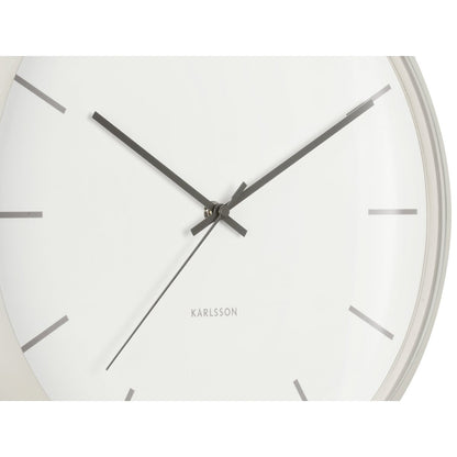 Wandklok Karlsson ijzer rond 50 cm