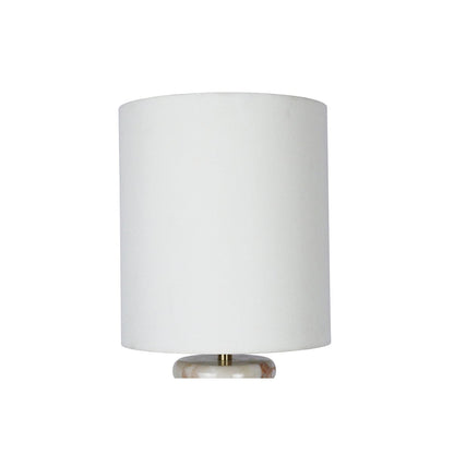 Tafellamp marmer linnen 65 cm