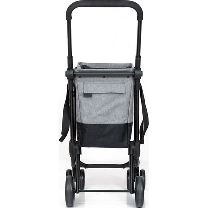 Ceruzo By Playmarket Easy Go Boodschappentrolley  - Zwart-Rood