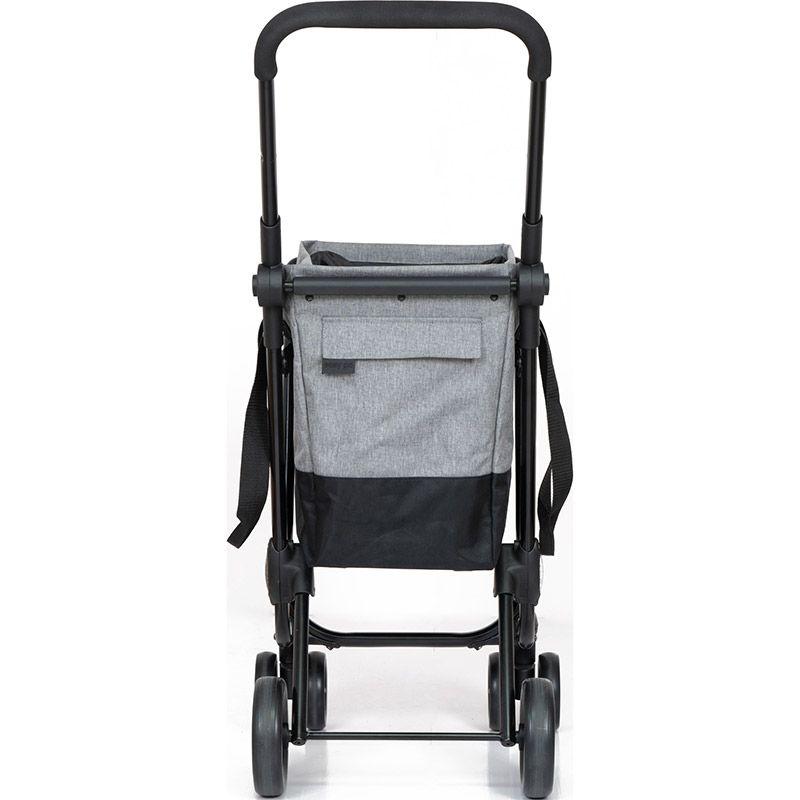 Ceruzo By Playmarket Easy Go Boodschappentrolley  - Zwart-Rood
