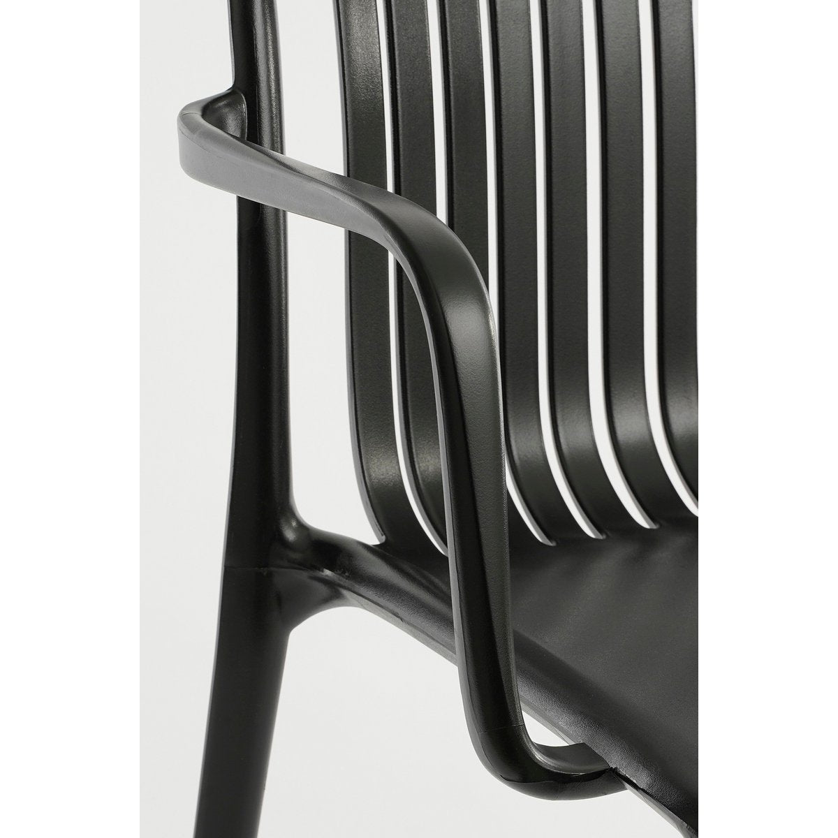 Tuinstoel Paloma 53x53x77,5 cm zwart