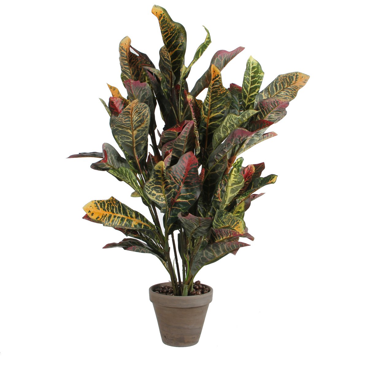 Kunstplant Croton H73 x Ø40 cm bont