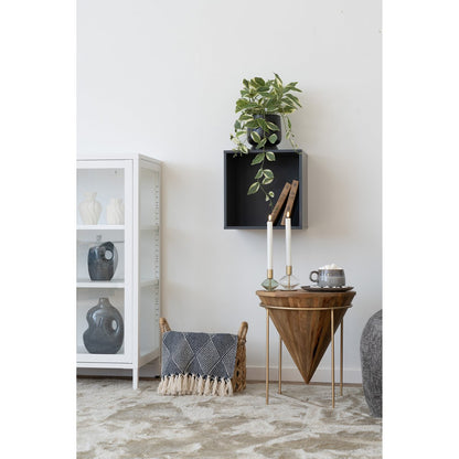 Horne Wall Plank - Dark Grey, 34x30x34 cm