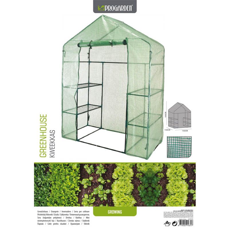 Progarden Kweekkas - Broeikas - 143 X 73 X 195