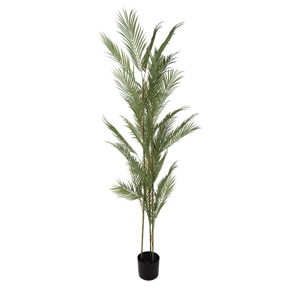 Kunstplant palm 180 cm groen kunststof