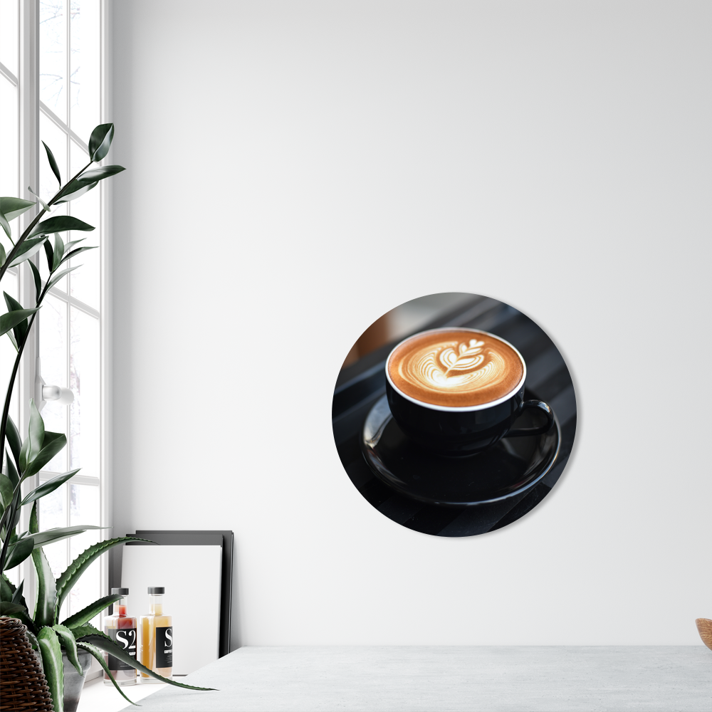 Muurcirkel cappuccino