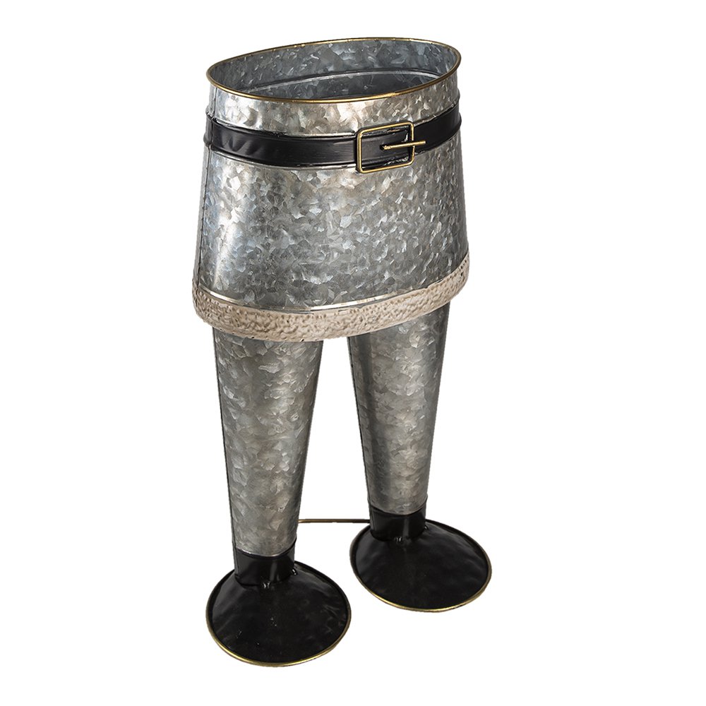 Plant Holder Broek 22x15x40 cm Grey Iron Indoor Flower Pot