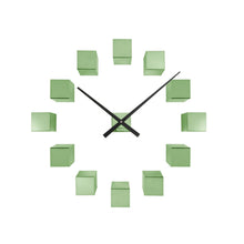 Wall clock DIY Cubic Metallic