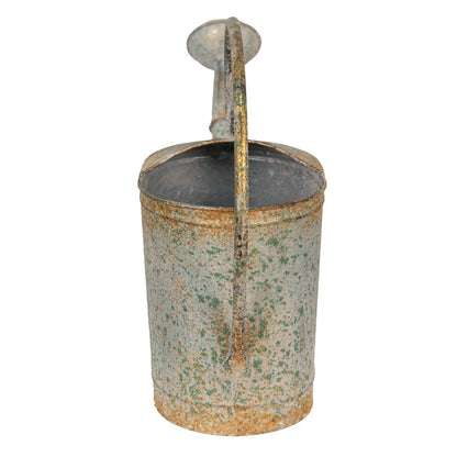 Decoratie gieter 50x16x33 cm grijs groen metaal