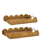 Eleta Tray Set Of 2 Rattan Brown L50 x W35 x H8 cm