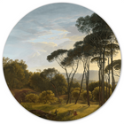 Muurcirkel Italiaans landschap Ø 12-140 cm Dibond/Forex