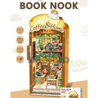 3D Booknook Coffee and Home 19x10.4x25 cm hout