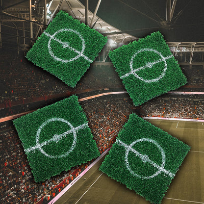 Football Coaster Set - 4 coasters