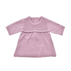 Poppenjurkje roze gebreid 35 cm