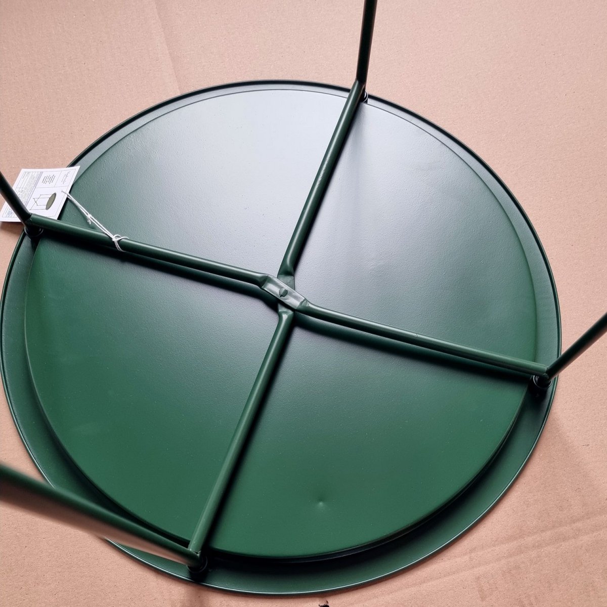 Bijzettafel metaal Ø 47x51 cm opvouwbaar