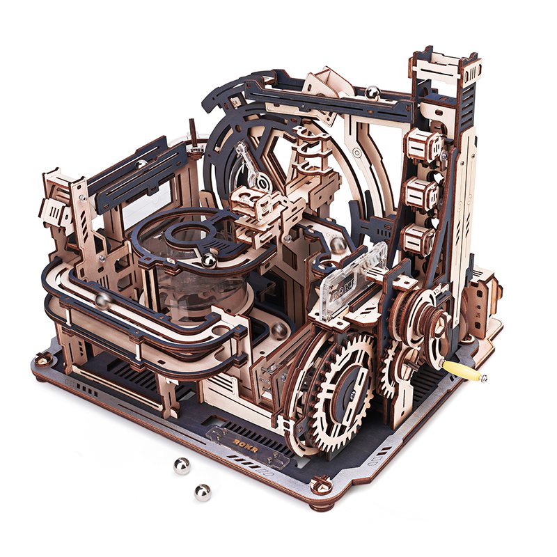 Robotime 3D DIY Houten Modelbouw Marble Run LGC01 Pakket