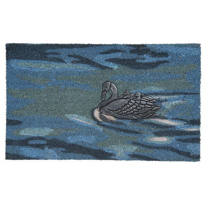 Doormat 75x45 cm Blue Coir Duck Coir Mat