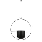 Hanging indoor plant pot Dexter Black