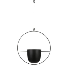 Hanging indoor plant pot Dexter Black