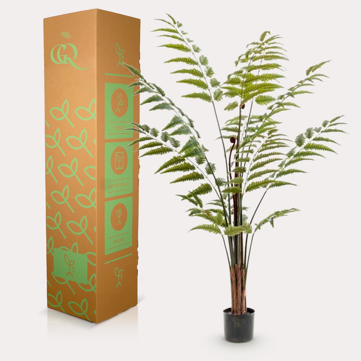Kunstplant Ledervaren 150 cm