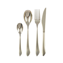 Housewife 24-Piece Cutlery Champagne Colored Set For Dining