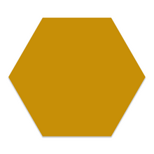 Wall hexagon kids ocher yellow