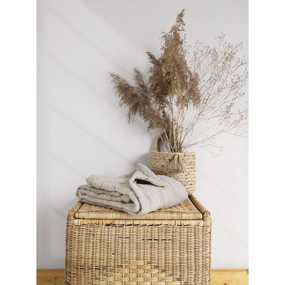 Babyrustdeken 87x100 cm katoen beige goud