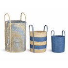 Plant basket set Blue