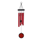 Windgong 60 cm rood aluminium hout