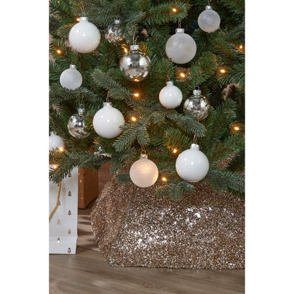 Kerstboomrok 50x50x30 cm goud glitter