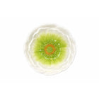 Capri green dessert plate 20.5x20.5x2.5cm