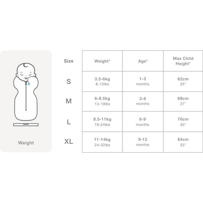 Love To Dream Babydoek Swaddle Up M Grijs