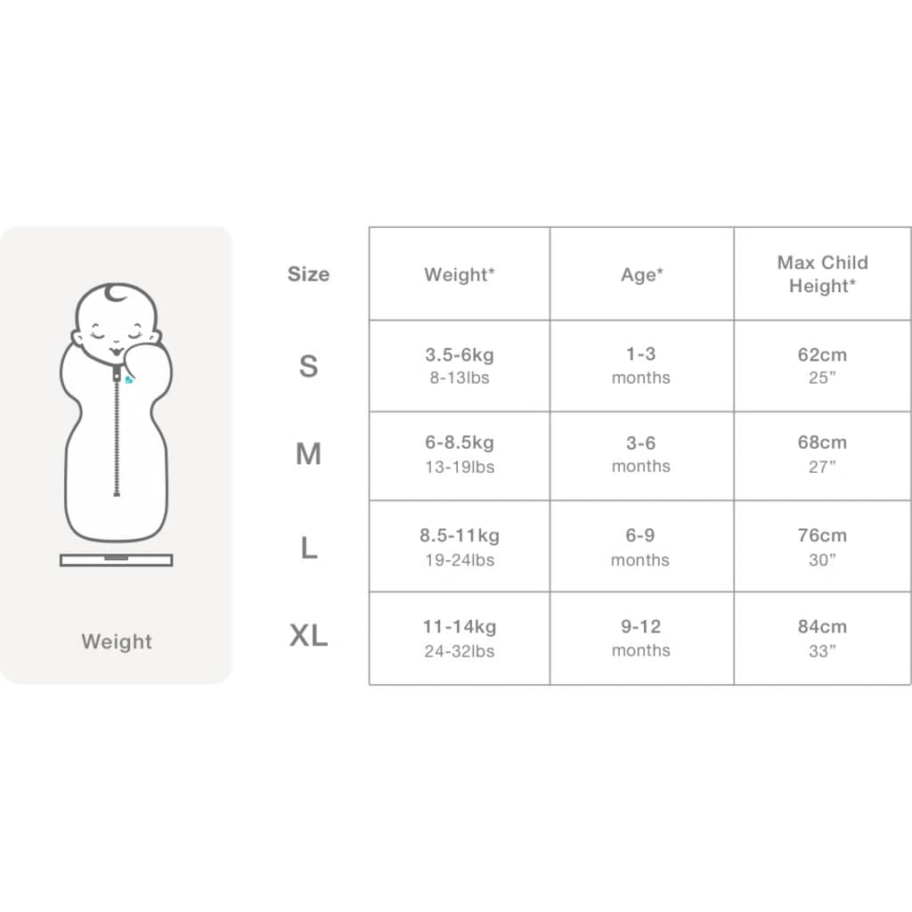 Love To Dream Babydoek Swaddle Up L Grijs