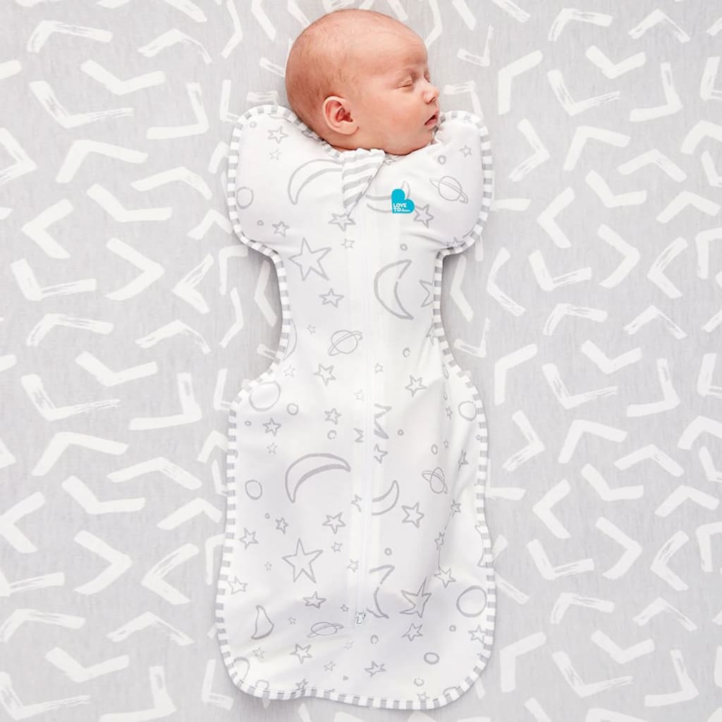 Love To Dream Babydoek Swaddle Up Bamboo Fase 1 S Sterren Crèmekleurig
