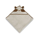 Babyhanddoek met capuchon 70x70 cm wit