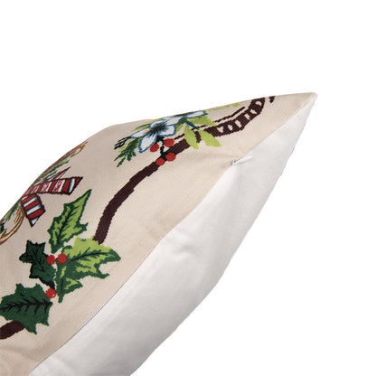 Kussenhoes 45x45 cm beige polyester