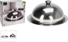 Excellent Houseware Dome With Tray - Stainless Steel - 30Cm