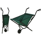 Kruiwagen opvouwbaar metaal polyester 110x56x64 cm