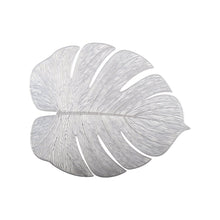 Bladplaat 38.5x32 cm zilver plastic