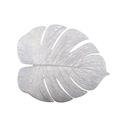 SILVER FILIGREE LEAF TRAY