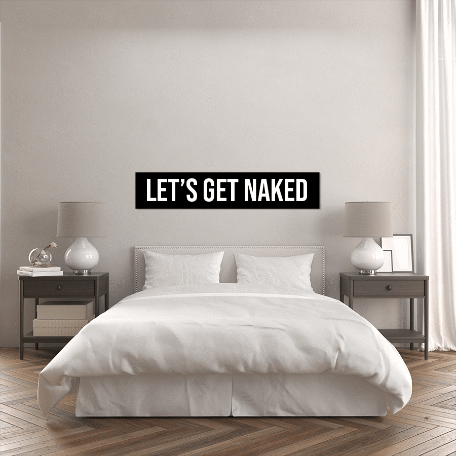 Muurrechthoek let's get naked