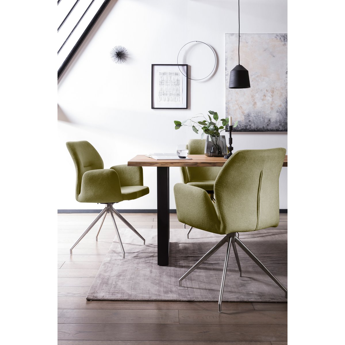 Eetgroep massief acaciahout 160x90 cm