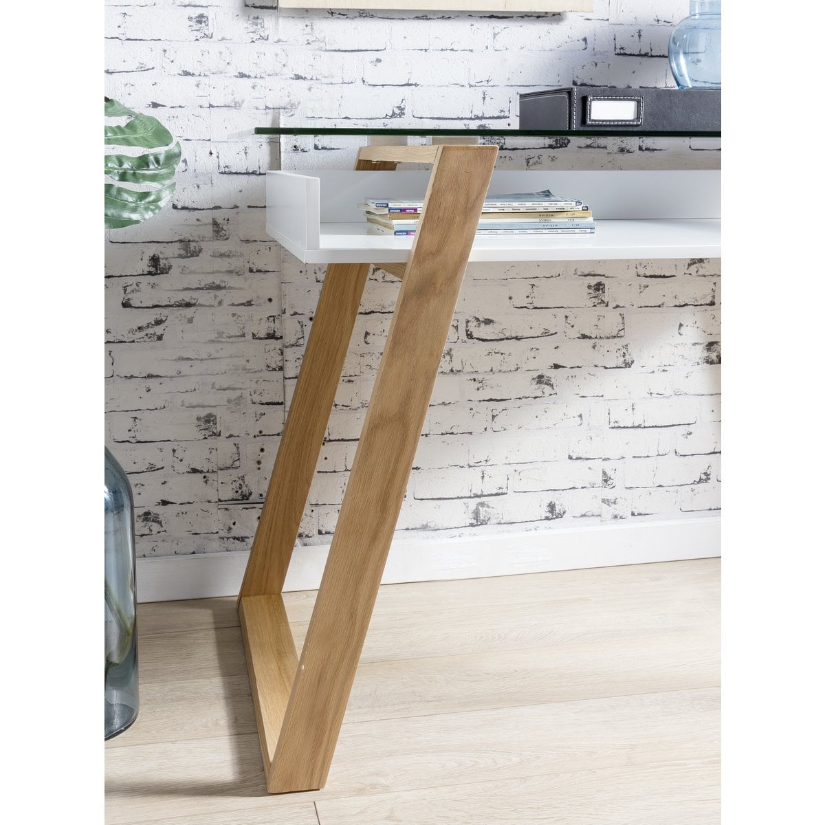 Desk 110x55x75 cm white
