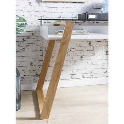 Desk 110x55x75 cm white