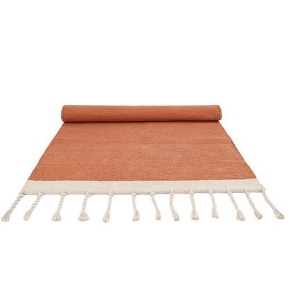 Vloerkleed 100x150 cm katoen gerecycled roze