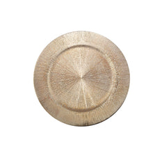 Bord 31x31 cm goud plastic