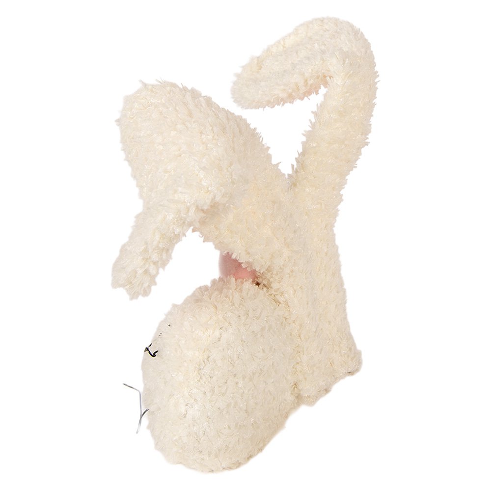 Decorative cushion Rabbit 18x10x35 cm Beige Polyester